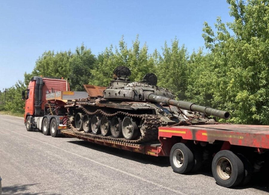 Today the destroyed Russian military equipment will be shown in Warsaw