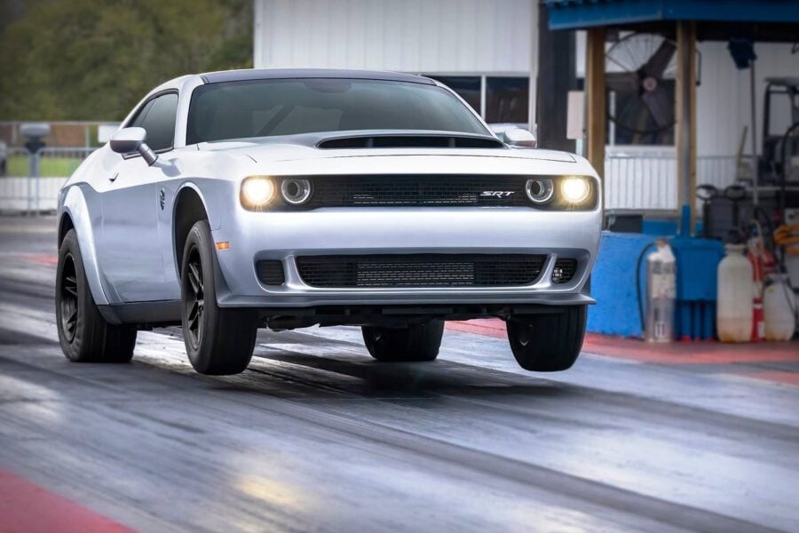 A limited version to say goodbye: the 1035-horsepower Dodge Challenger SRT Demon 170 coupe is presented