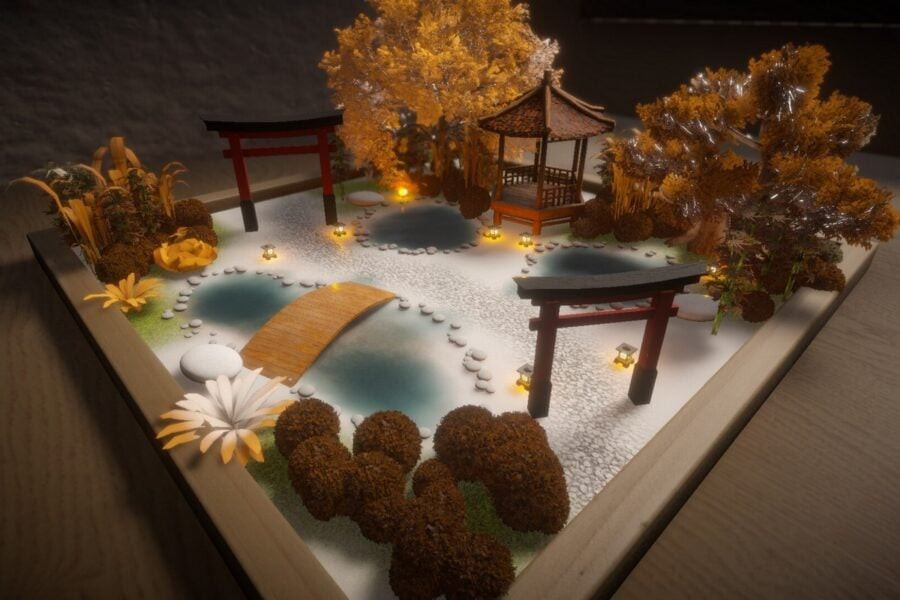 Dream Garden – Ukrainian game about creating cozy gardens