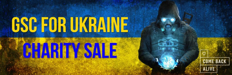 GSC Game World charity sale for Come Back Alive Foundation