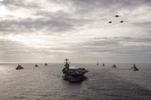 The US is deploying a second aircraft carrier strike group in Europe. The flagship of the group is the super aircraft carrier Gerald R. Ford (CVN-78)