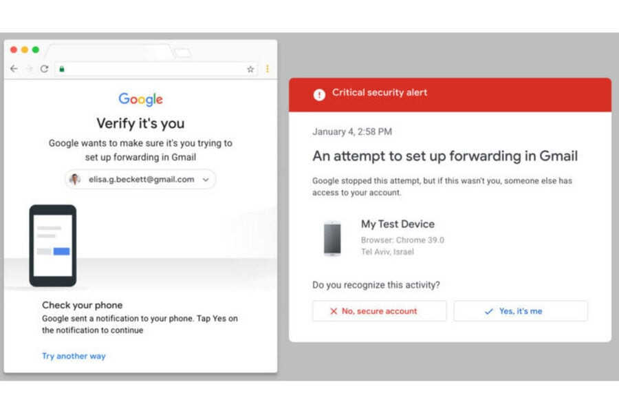 Google will protect Gmail user accounts more closely