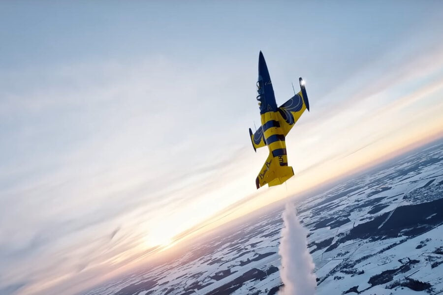 A jet plane filmed from a drone: Ukrainian Nazar Doroshkevich became one of the winners of the GoPro Awards: Million Dollar Challenge