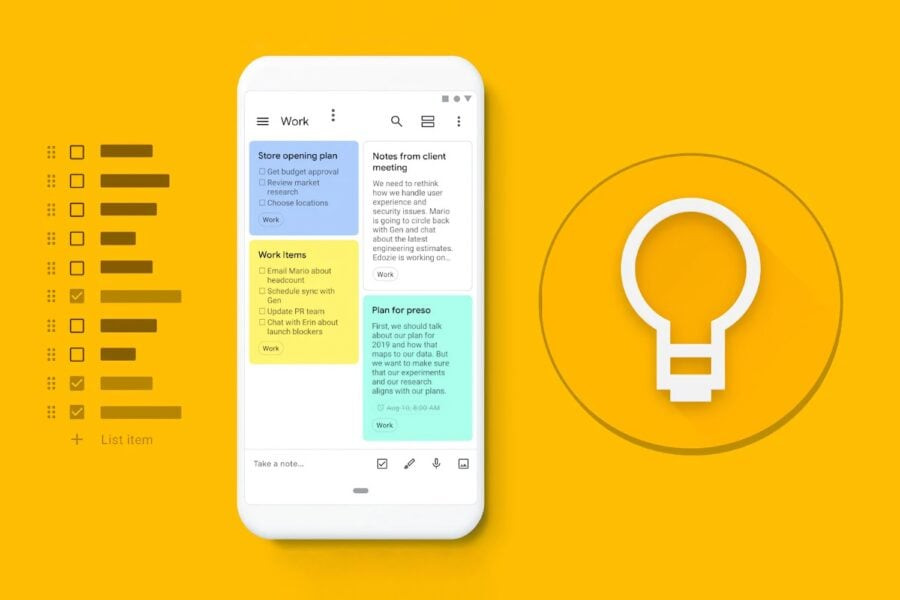 Google Keep for Android will be able to create to-do lists for you thanks to AI