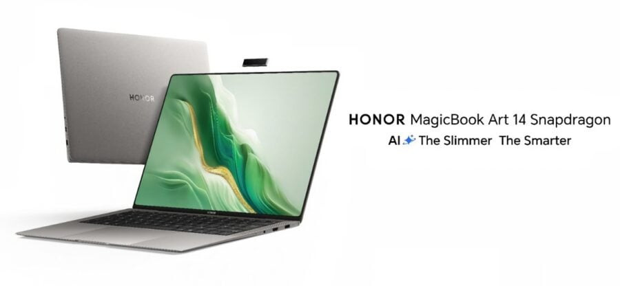 MagicBook Art 14 with a removable camera: Honor shows a version of the laptop with a Snapdragon chip