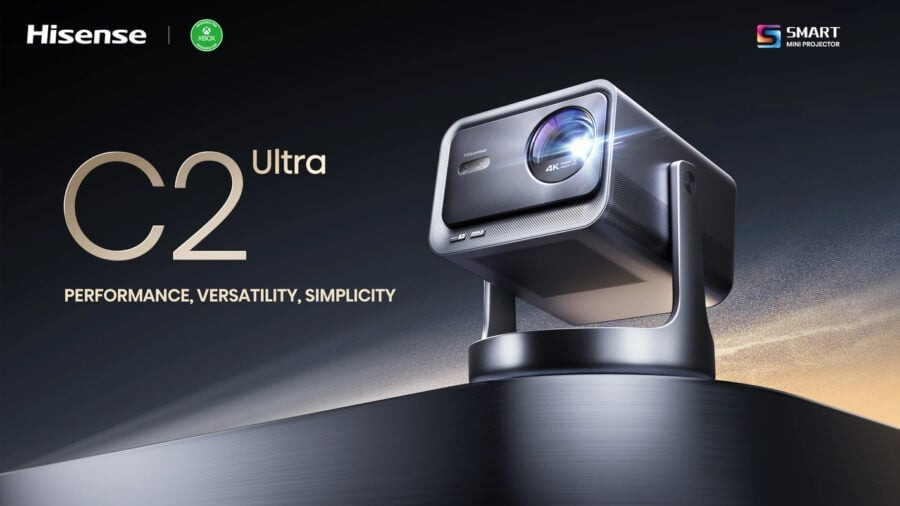 Hisense introduces new 4K mini projector for gamers C2 Ultra