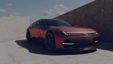 Український суперелектрокар KRAЇNA Shooting brake Coupe. Візуалізація