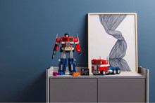 Lego showed Transformer Optimus Prime, which actually transforms