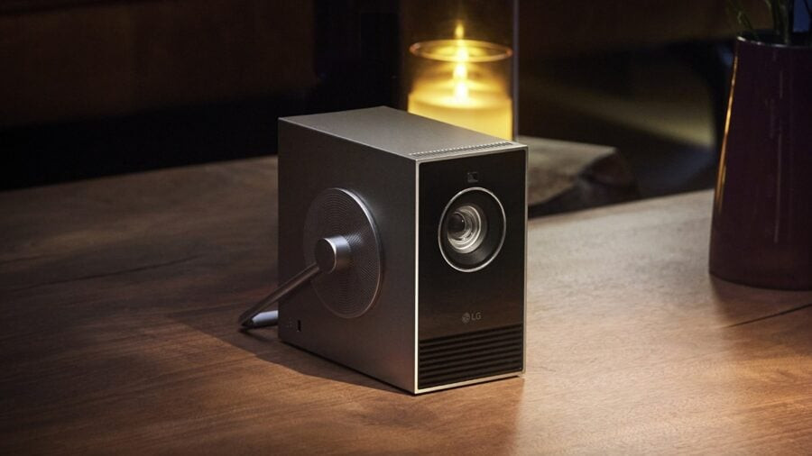 LG CineBeam Qube - a portable 4K projector with an unusual design, already available for pre-order