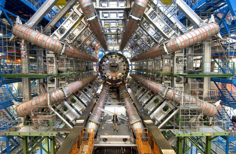 The Large Hadron Collider was stopped to save electricity