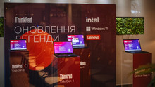 The Lenovo company presented new models of Think series laptops in Ukraine