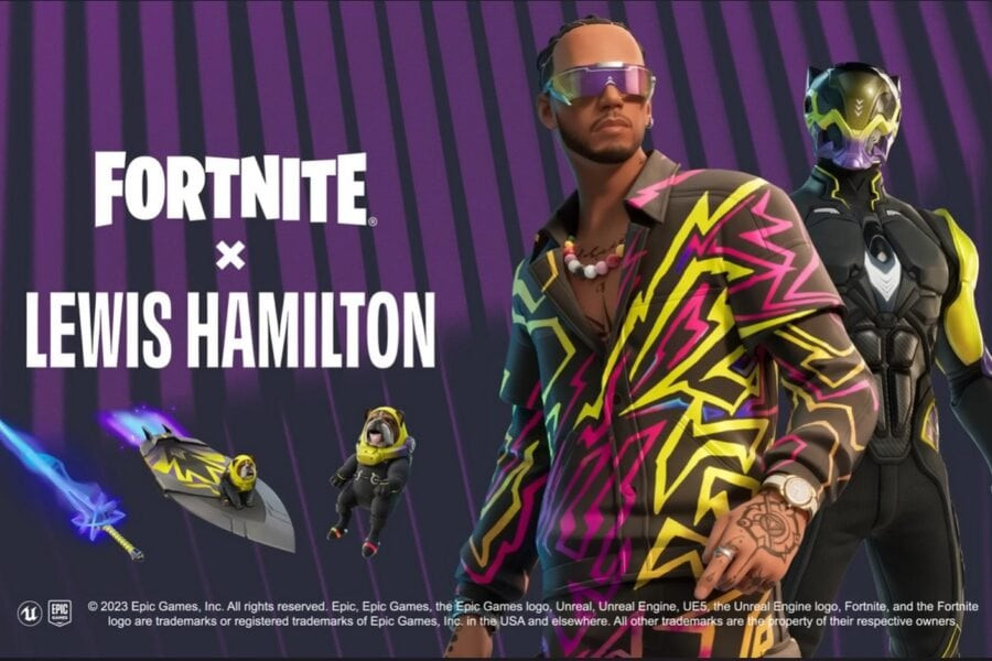 Льюїс Гамільтон з’явиться у королівській битві Fortnite