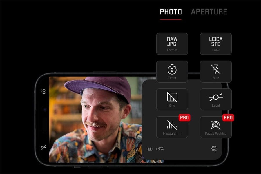 Leica's new iPhone app allows you to copy the company's cameras