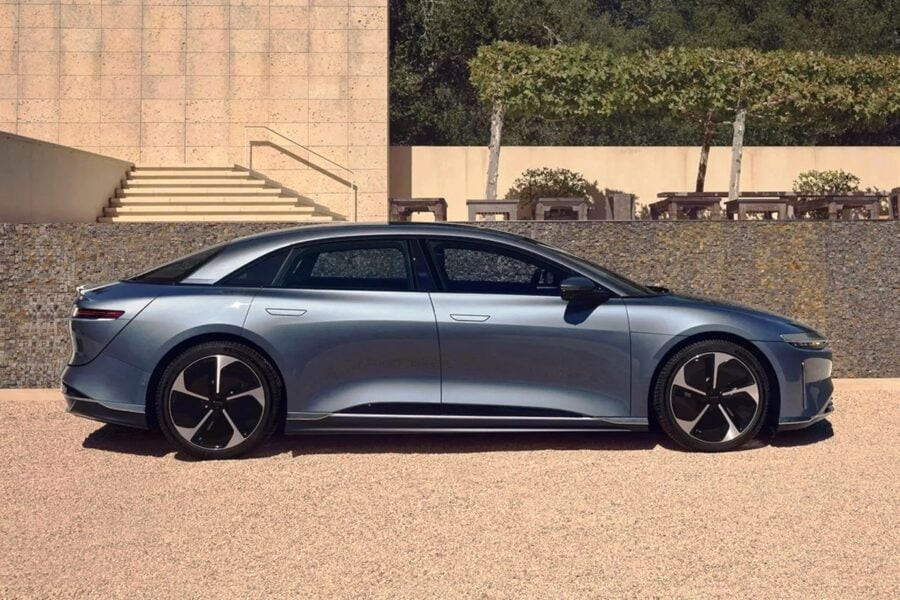 Affordable Lucid Air Pure RWD electric car - only $87.4 thousand.