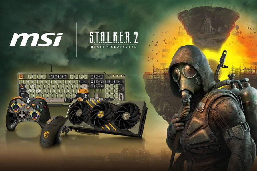 MSI представила продукти у стилі S.T.A.L.K.E.R. 2: Heart of Chornobyl