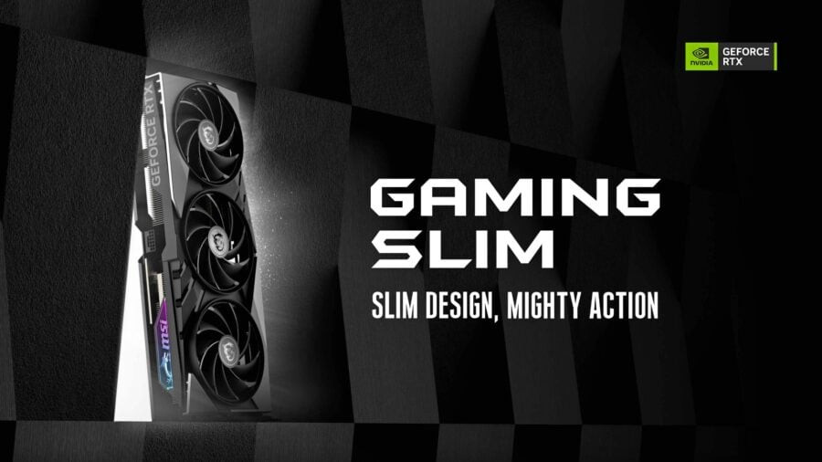 MSI introduces GAMING SLIM series graphics cards