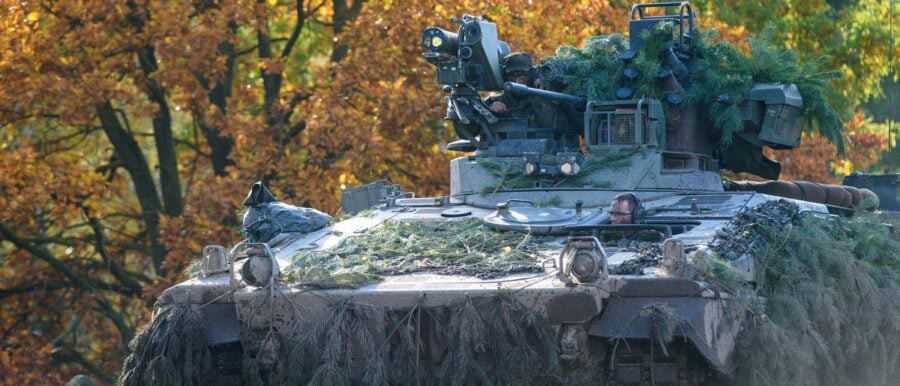 Christmas gifts: 50 M2 Bradley IFVs, 40 (?) Marder IFVs, an additional battery of MIM-104 Patriot air defense system and RIM-7 Sea Sparrow anti-aircraft missiles