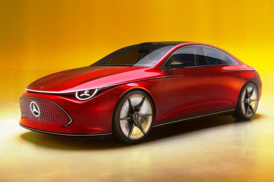 Mercedes-Benz CLA concept: an electric sedan with a range of up to 750 km!