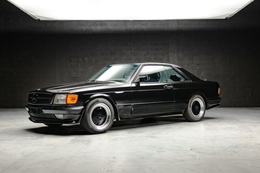 A sports car from the past for Friday: the tuned Mercedes 500SEC AMG 6.0 coupe