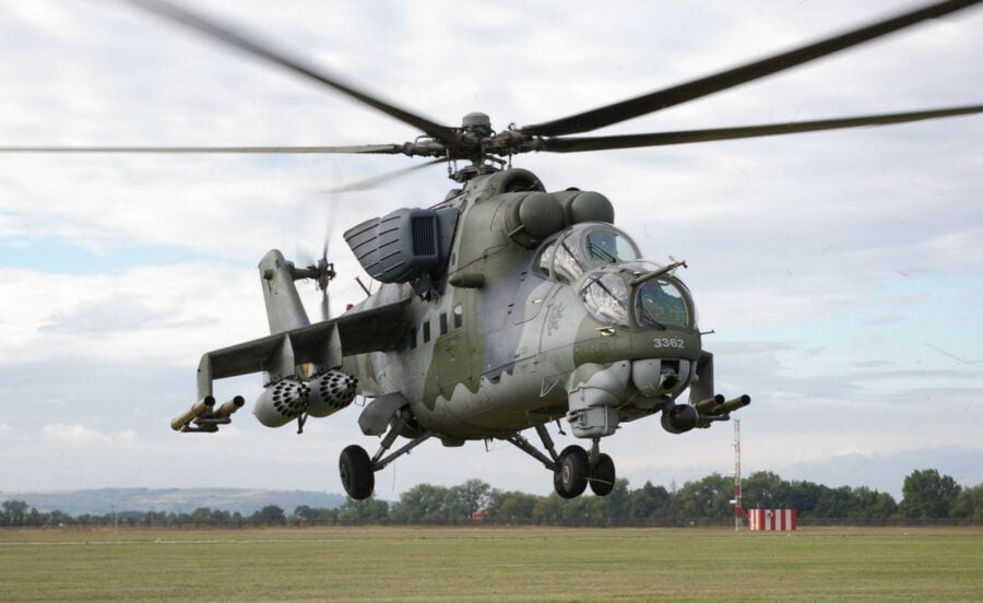 The Czech Republic provided the Armed Forces with a squadron of Mi-24 attack helicopters