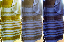 Midjourney sees the dress that broke the internet as blue and black