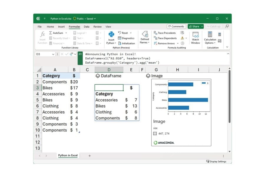 Microsoft integrates Python into Excel to improve data analysis and visualization