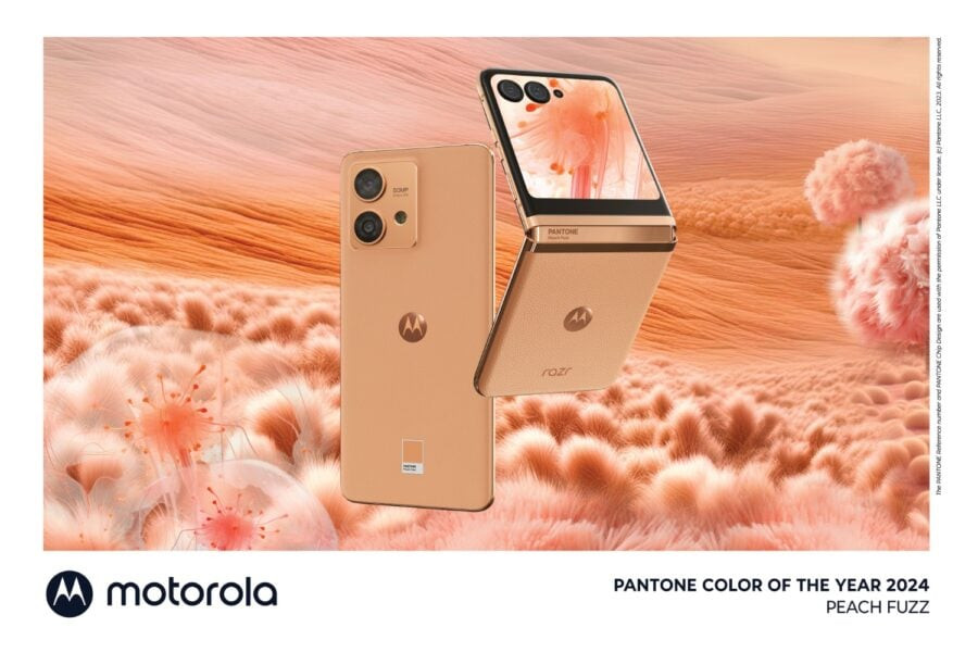 Motorola shows Razr 40 Ultra and Edge 40 Neo in Pantone's 2024 color