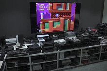 A collector from Saudi Arabia connected 444 different game consoles to a single TV and got into the Guinness Book of World Records