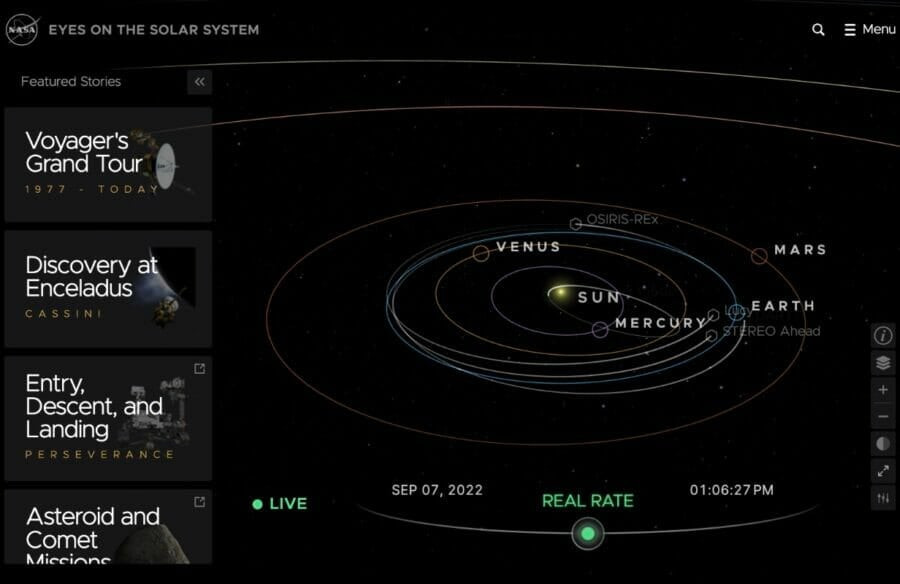 NASA has launched a website for 3D space exploration