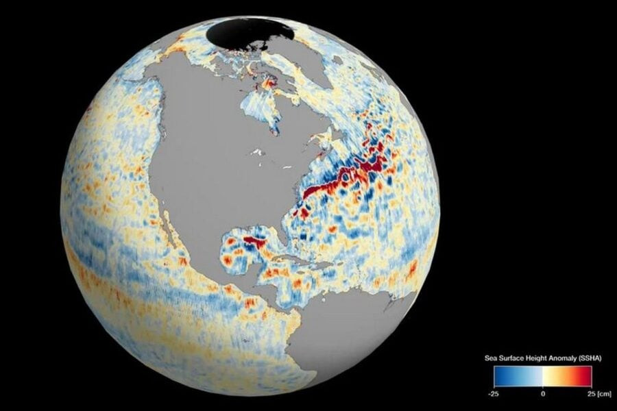 NASA has shown a map of almost all the water on Earth - the SWOT apparatus helped with this