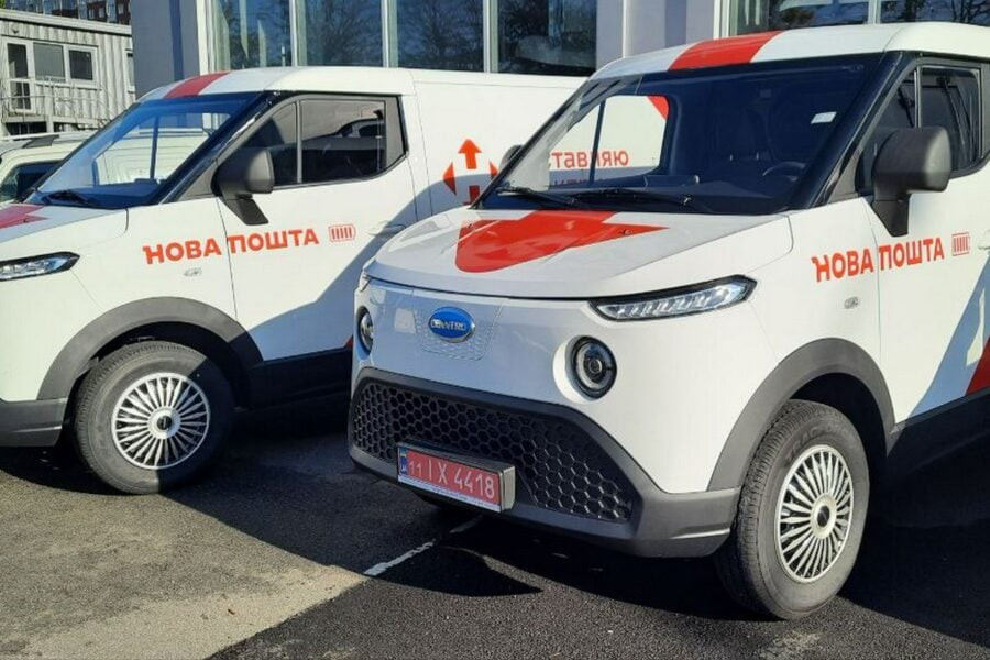 «Нова пошта» тепер використовуватиме для доставки електромобілі Cenntro