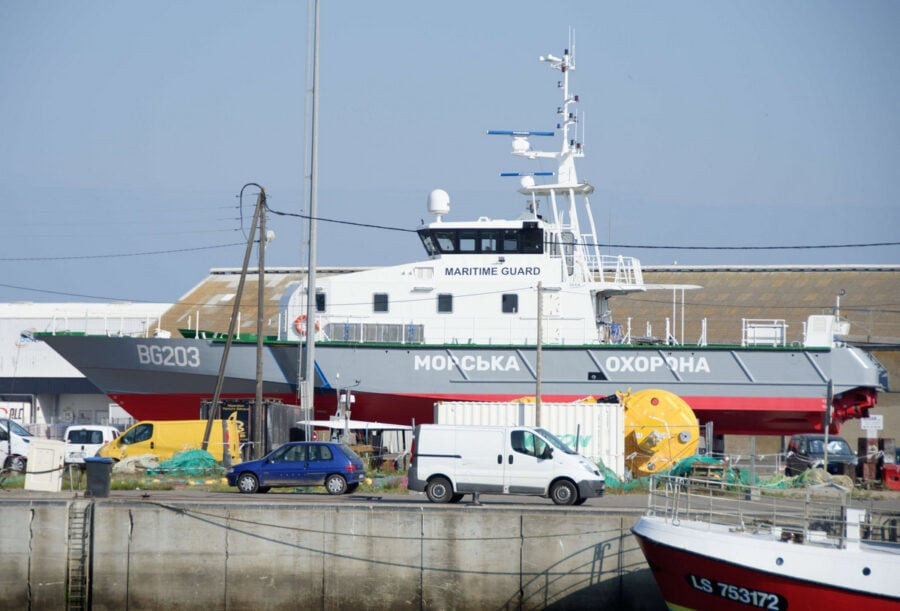 OCEA FPB 98 - the third boat of the Sea Guard of Ukraine is being prepared for launch