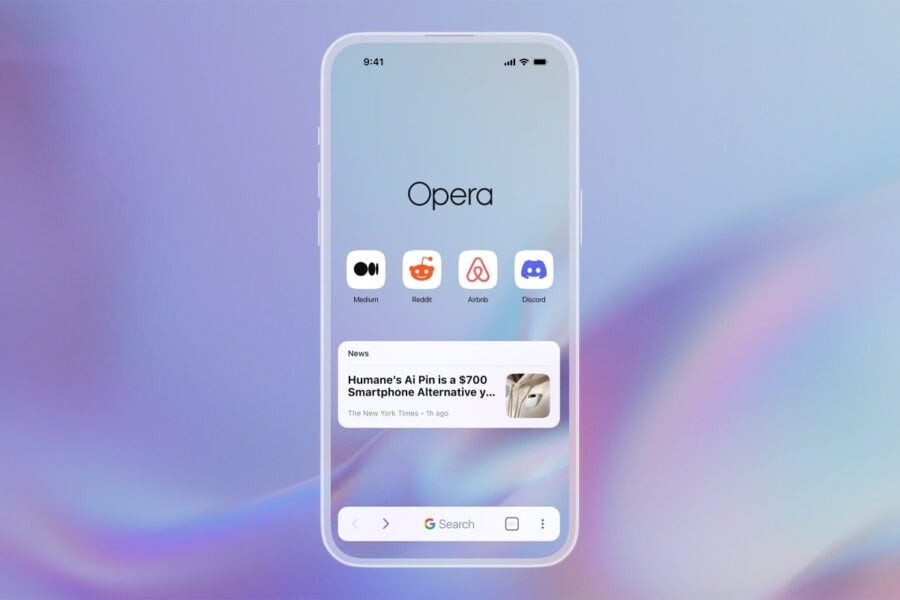 Opera for iOS gets a new design and artificial intelligence