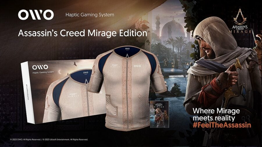 Assassin's Creed Mirage will receive a haptic vest with feedback - OWO Haptic Gaming System