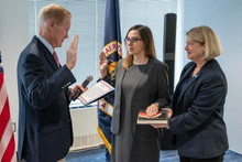 Director of the Goddard Space Flight Center swore oath on Carl Sagan's book Pale Blue Dot