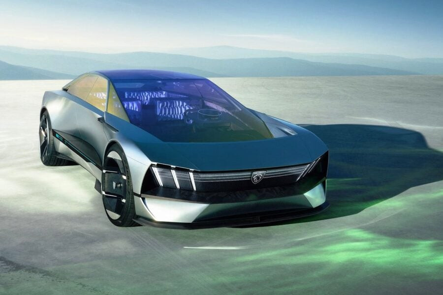 The Peugeot Inception concept car is a glimpse into the electric future of 2025