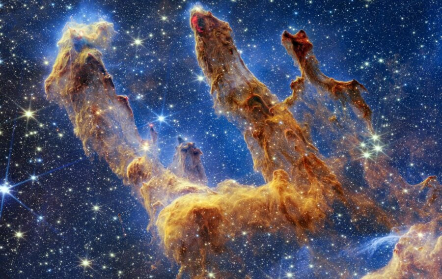 The Webb Telescope captured the Pillars of Creation