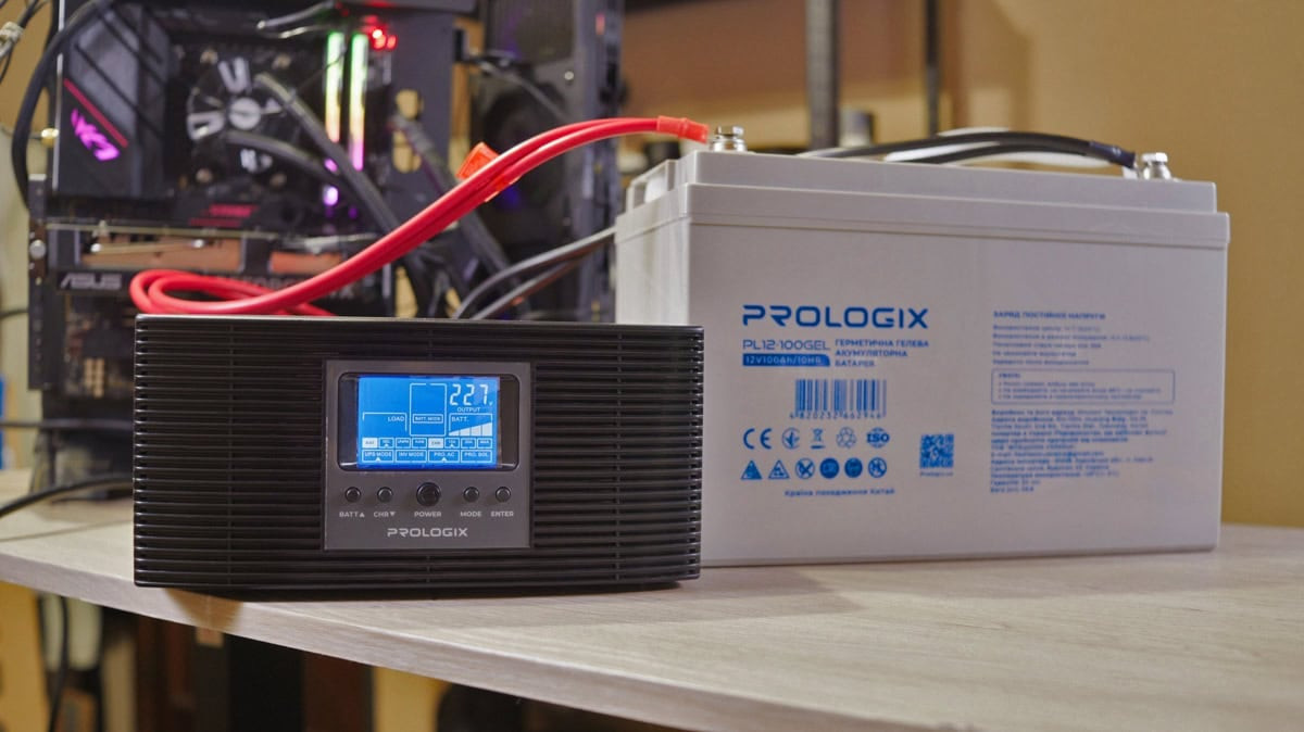 Забезпечуємо себе бекапом енергії разом з Prologix 1200 і Prologix 12V 100AH GEL