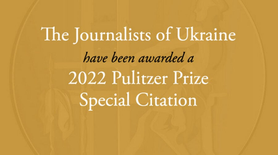 All Ukrainian journalists received the Pulitzer Prize