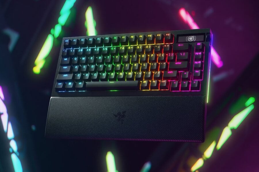 Razer анонсувала механічну клавіатуру BlackWidow V4 Pro 75% із OLED-дисплеєм та ціною €350