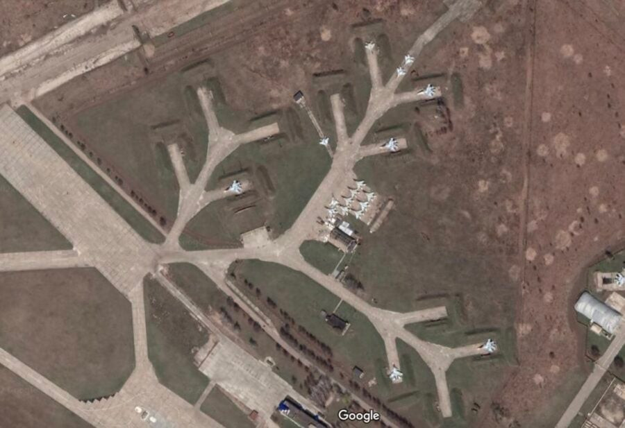 In Google Maps you can see the secret military facilities of Russia