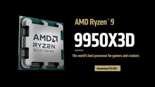 AMD has unveiled the **Ryzen 9 9950X3D** processors: maximum performance for gamers and content creators.