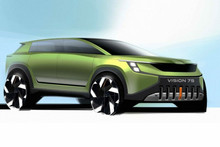 Концепт-кар SKODA VISION 7S: нові зображення