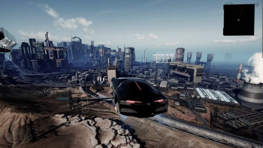 A mod that allows cars to fly is being developed for Cyberpunk 2077