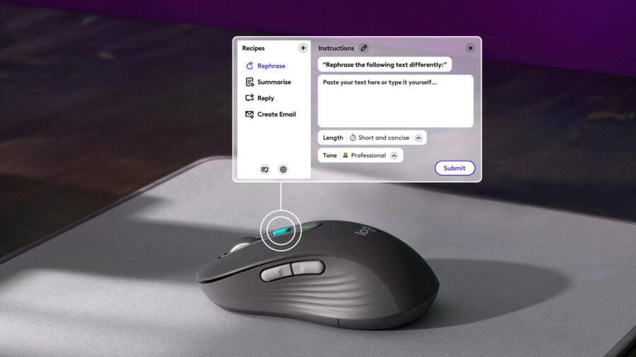 Logitech випускає нову периферію для роботи зі штучним інтелектом