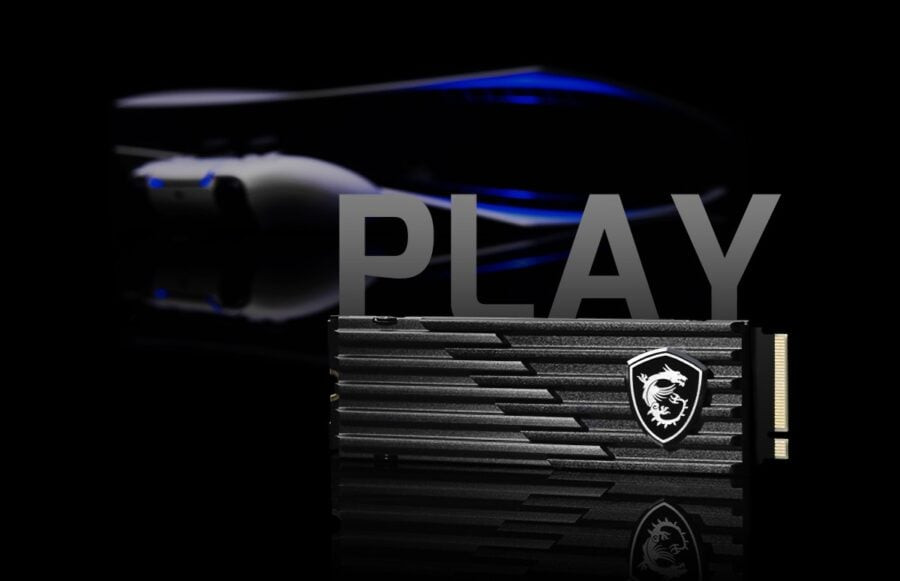 Special SSD Spatium M480 Play drive for PlayStation 5 from MSI
