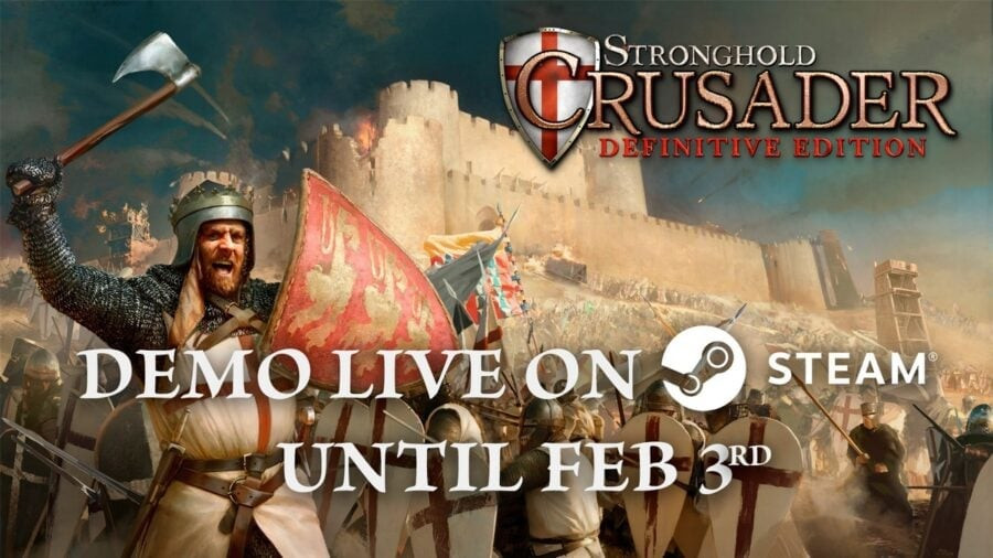 Стратегія Stronghold Crusader: Definitive Edition з’явилася у Steam