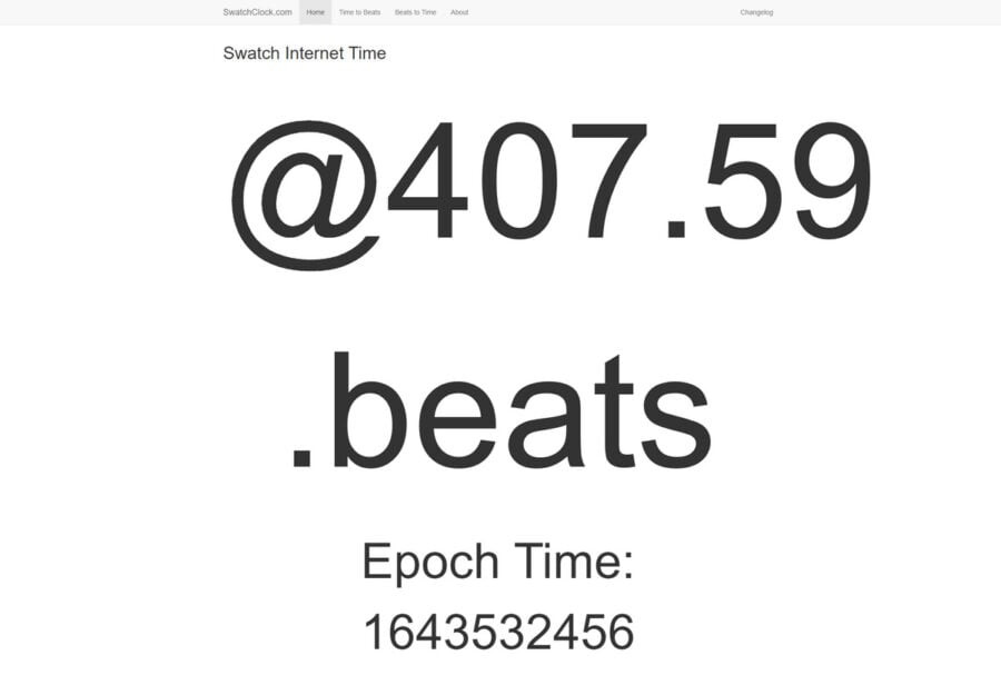 Інтернет-мозаїка. Swatch Internet Time