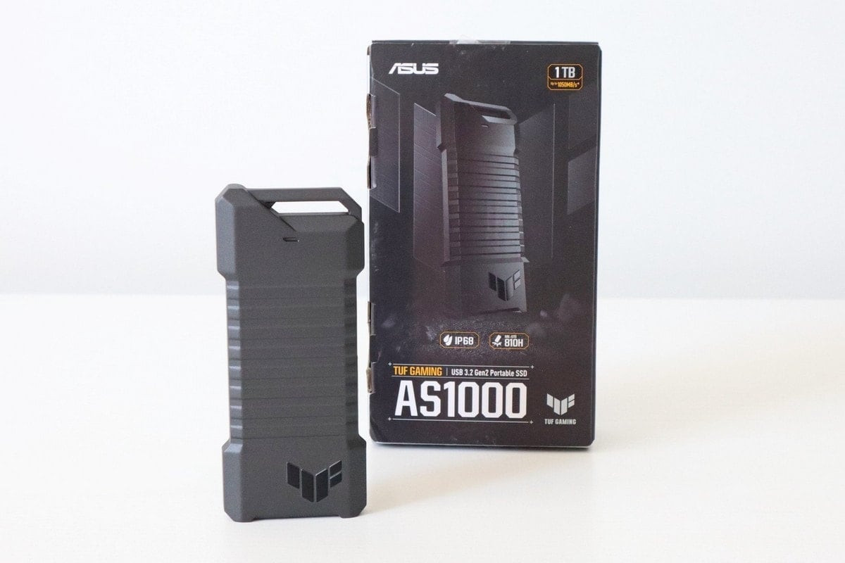 ASUS TUF Gaming AS1000 1TB portable drive review: metal power