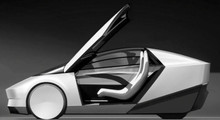 Tesla robotaxi to get two seats and gull-wing doors - Bloomberg